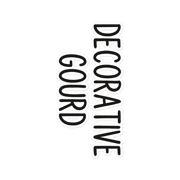 Decorative Gourd Sticker